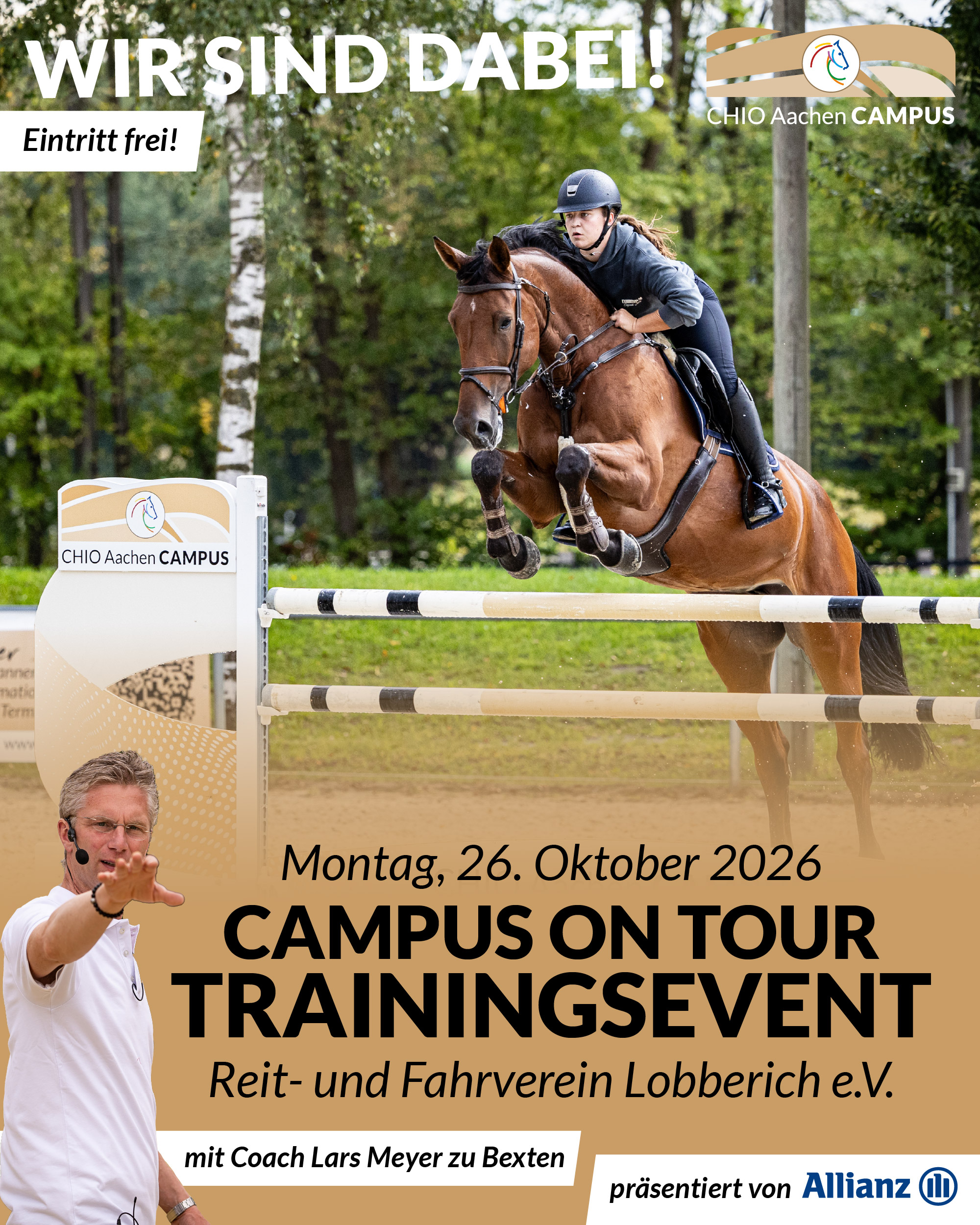 Bild zu CHIO AachenCAMPUS on Tour Trainigsevent mit Lars Meyer zu Bexten